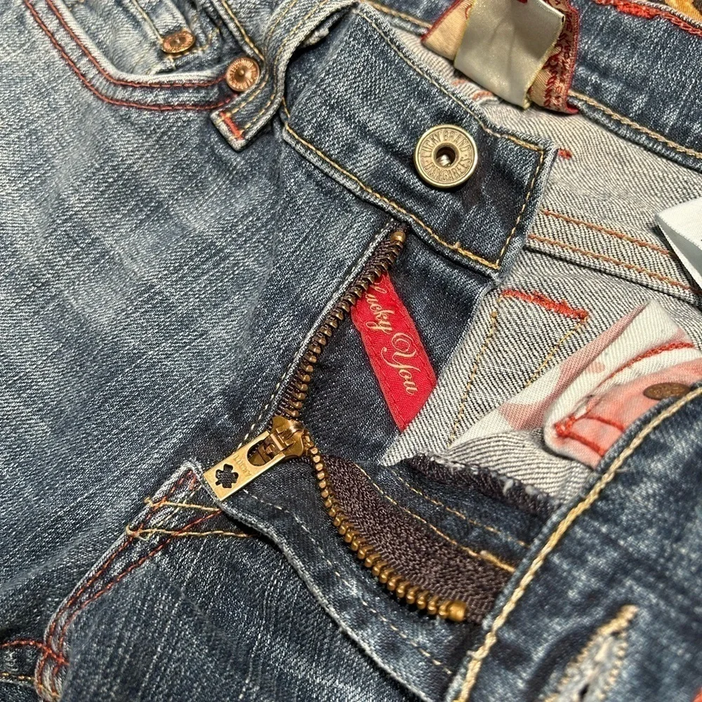 Lucky Brand Dark Wash Cropped Jeans - Picture 6 of 9